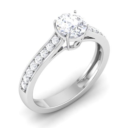 1.00 ct Natural Diamond Solitaire Engagement Wedding Rings 14k Gold