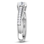 1.00 ct Natural Diamond Solitaire Engagement Wedding Rings 14k Gold - Image 4