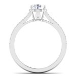 1.00 ct Natural Diamond Solitaire Engagement Wedding Rings 14k Gold - Image 5
