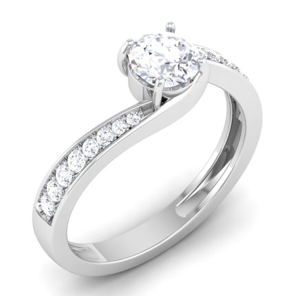 0.77 ct Natural Diamond Solitaire Engagement Wedding Rings 14k Gold