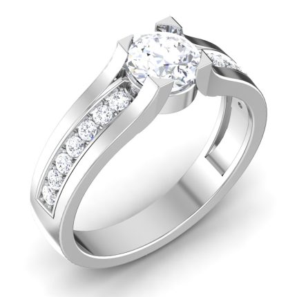 0.96 ct Natural Diamond Solitaire Engagement Wedding Rings 14k Gold