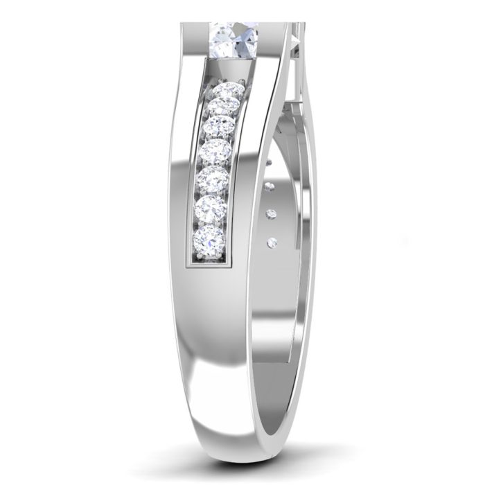 0.96 ct Natural Diamond Solitaire Engagement Wedding Rings 14k Gold - Image 4