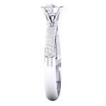 0.73 ct Natural Diamond Solitaire Engagement Wedding Rings 14k Gold - Image 4