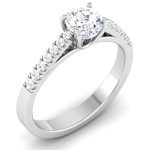 0.73 ct Natural Diamond Solitaire Engagement Wedding Rings 14k Gold
