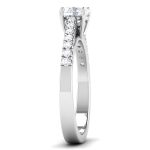 0.73 ct Natural Diamond Solitaire Engagement Wedding Rings 14k Gold - Image 4