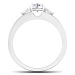 0.73 ct Natural Diamond Solitaire Engagement Wedding Rings 14k Gold - Image 5