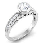0.65 ct Natural Diamond Solitaire Engagement Wedding Rings 14k Gold