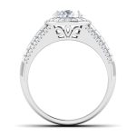 3.33 ct Natural Diamond Solitaire Engagement Wedding Rings 14k Gold - Image 5