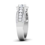 1.00 ct Natural Diamond Solitaire Engagement Wedding Rings 14k Gold - Image 4