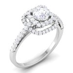 1.00 ct Natural Diamond Solitaire Engagement Wedding Rings 14k Gold - Image 2