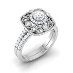 0.83 ct Natural Diamond Solitaire Engagement Wedding Rings 14k Gold