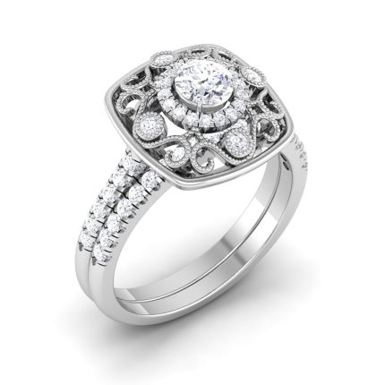 0.83 ct Natural Diamond Solitaire Engagement Wedding Rings 14k Gold