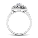 0.83 ct Natural Diamond Solitaire Engagement Wedding Rings 14k Gold - Image 5