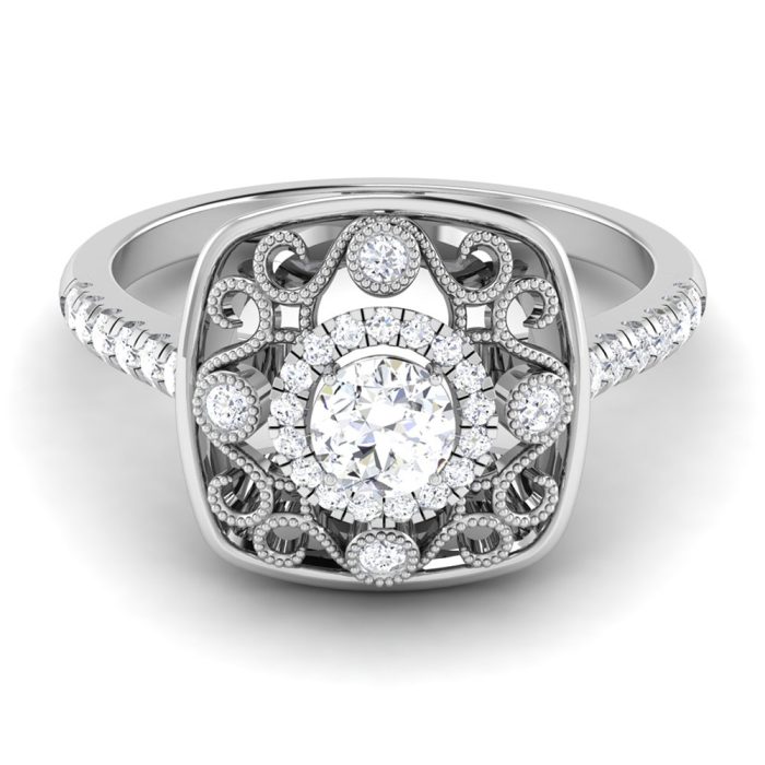 0.50 ct Natural Diamond Solitaire Engagement Wedding Rings 14k Gold - Image 2