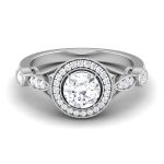 1.00 ct Natural Diamond Solitaire Engagement Wedding Rings 14k Gold - Image 2
