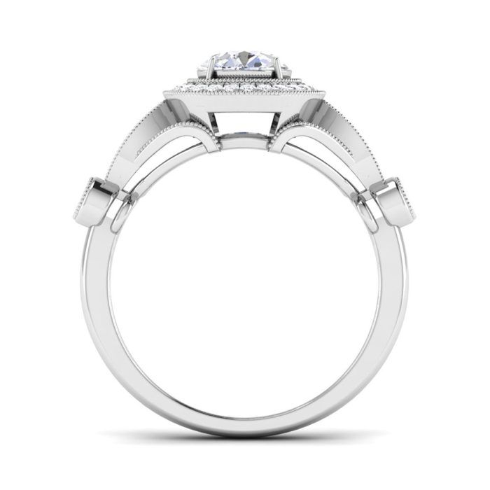 1.00 ct Natural Diamond Solitaire Engagement Wedding Rings 14k Gold - Image 5