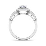 0.87 ct Natural Diamond Solitaire Engagement Wedding Rings 14k Gold - Image 5