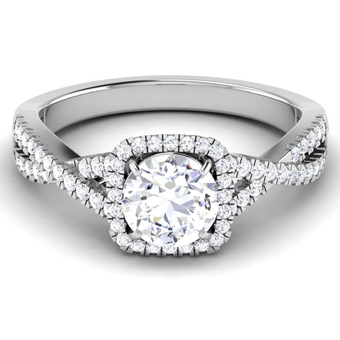 1/2 ct Natural Diamond Solitaire Engagement Wedding Rings 14k Gold - Image 2