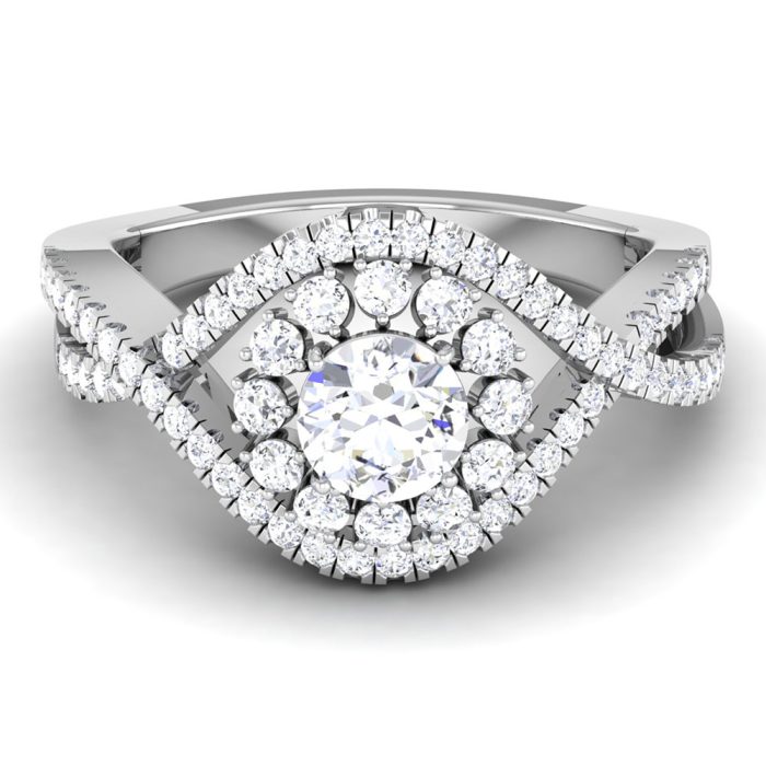 1/2 ct Natural Diamond Solitaire Engagement Wedding Rings 14k Gold - Image 2