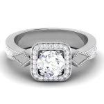 1/2 ct Natural Diamond Solitaire Engagement Wedding Rings 14k Gold - Image 2