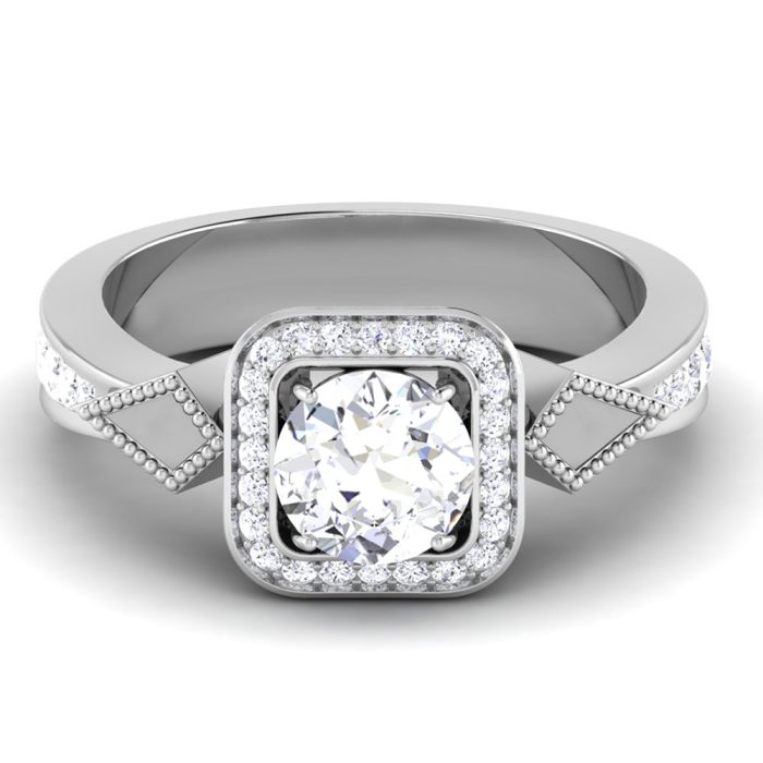 1/2 ct Natural Diamond Solitaire Engagement Wedding Rings 14k Gold - Image 2