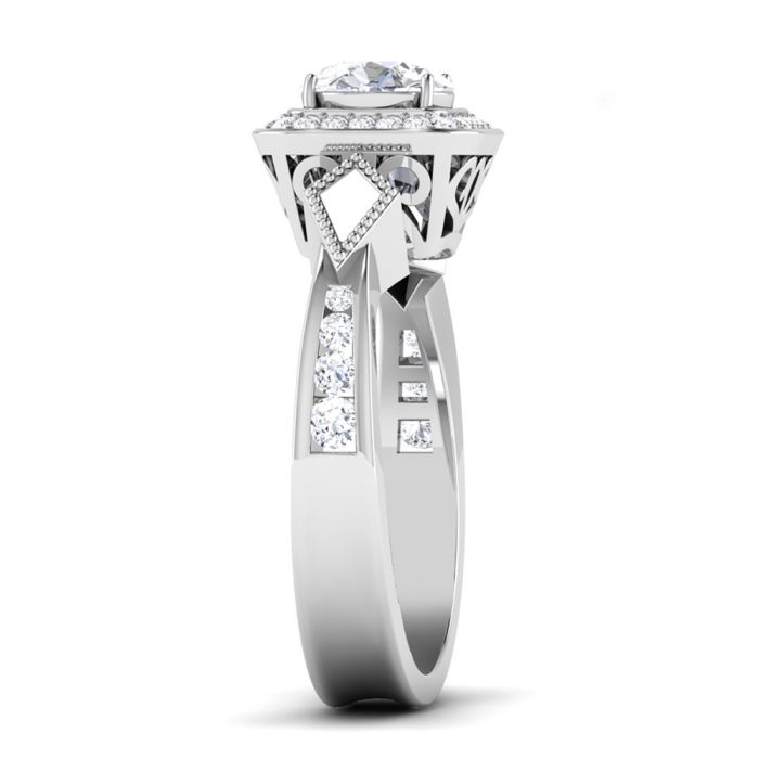 1/2 ct Natural Diamond Solitaire Engagement Wedding Rings 14k Gold - Image 4