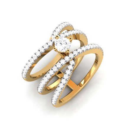 0.92 ct Natural Diamond Solitaire Engagement Wedding Rings 14k Gold