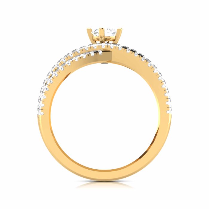 0.92 ct Natural Diamond Solitaire Engagement Wedding Rings 14k Gold - Image 9