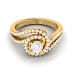 0.69 ct Natural Diamond Solitaire Engagement Wedding Rings 14k Gold - Image 7