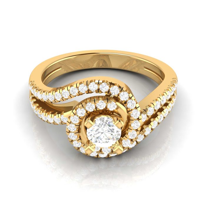 0.69 ct Natural Diamond Solitaire Engagement Wedding Rings 14k Gold - Image 7