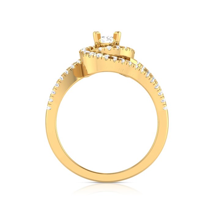 0.69 ct Natural Diamond Solitaire Engagement Wedding Rings 14k Gold - Image 11