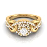 0.61 Ct Natural Diamond Solitaire Engagement Wedding Rings 14k Gold - Image 7