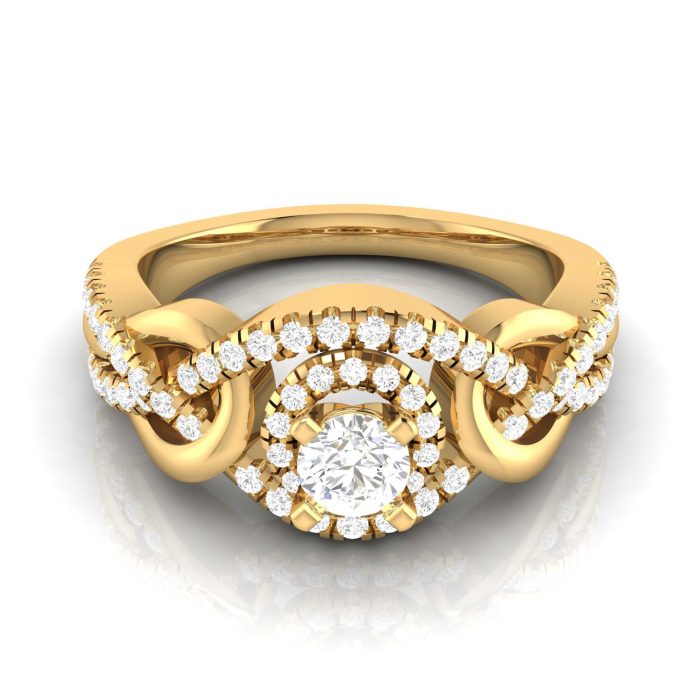 0.61 Ct Natural Diamond Solitaire Engagement Wedding Rings 14k Gold - Image 7