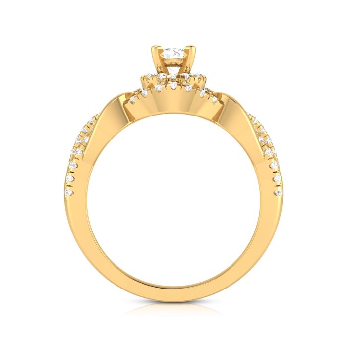 0.61 Ct Natural Diamond Solitaire Engagement Wedding Rings 14k Gold - Image 11