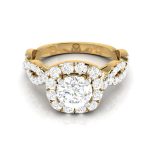 0.91 ct Natural Diamond Solitaire Engagement Wedding Rings 14k Gold - Image 8
