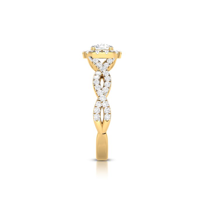 0.91 ct Natural Diamond Solitaire Engagement Wedding Rings 14k Gold - Image 12