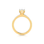 0.55 CT Natural Diamond Solitaire Engagement Wedding Rings 14k Gold - Image 13