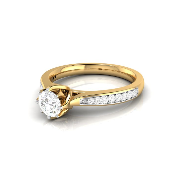 0.50 ct Natural Diamond Solitaire Engagement Wedding Rings 14k Gold - Image 4