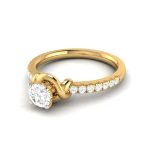 0.50 ct Natural Diamond Solitaire Engagement Wedding Rings 14k Gold - Image 9