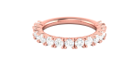 1.36 ct Natural Diamond Engagement Wedding Bands 14k Gold - Image 4