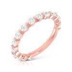 1.11 ct Natural Diamond Engagement Wedding Bands 14k Gold - Image 8