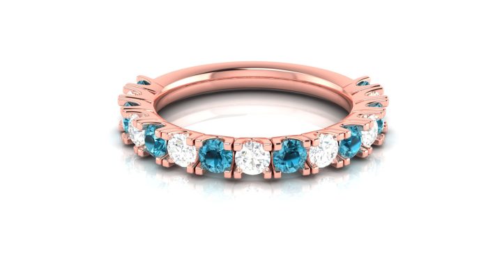 1.36 ct Natural Diamond Engagement Wedding Bands 14k Gold - Image 4