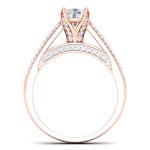 1.34 ct Natural Diamond Solitaire Engagement Wedding Rings14k Gold - Image 5