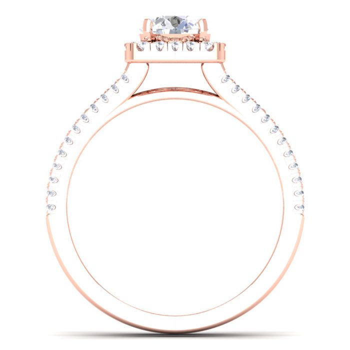 1.02 ct Natural Diamond Solitaire Engagement Wedding Rings14k Gold - Image 5