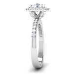 1.25 ct Natural Diamond Solitaire Engagement Wedding Rings14k Gold - Image 4