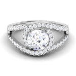 1.02 ct Natural Diamond Solitaire Engagement Wedding Rings14k Gold - Image 2
