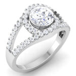 1.02 ct Natural Diamond Solitaire Engagement Wedding Rings14k Gold