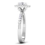 1.23 ct Natural Diamond Solitaire Engagement Wedding Rings14k Gold - Image 4