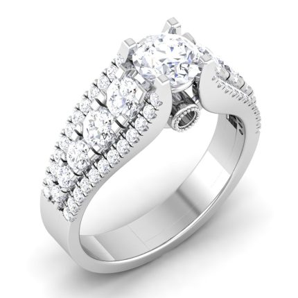 1.63 ct Natural Diamond Solitaire Engagement Wedding Rings14k Gold