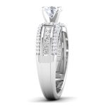 1.33 ct Natural Diamond Solitaire Engagement Wedding Rings14k Gold - Image 4
